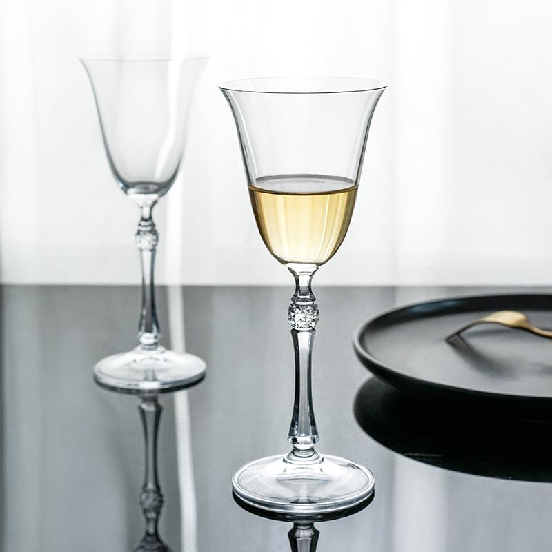 BOHEMIA捷克进口欧式葡萄酒杯 水晶玻璃美腿高脚红酒杯香槟杯家用