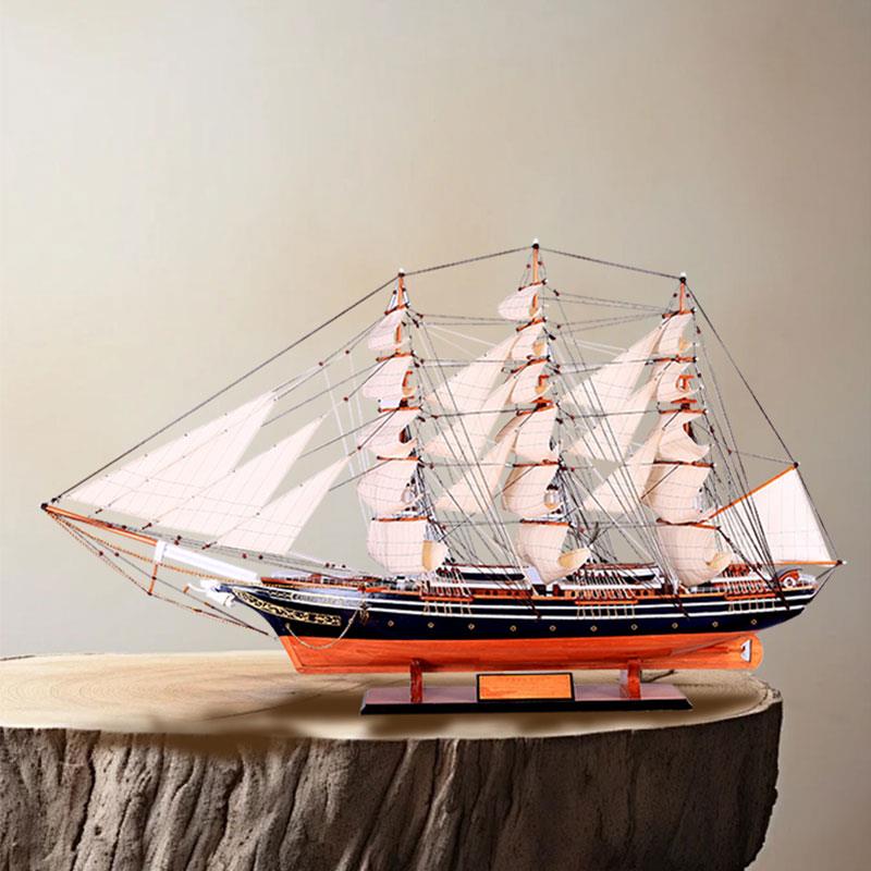招财一帆风顺帆船模型雕塑摆件酒店大堂客厅创意大型售楼处艺术品