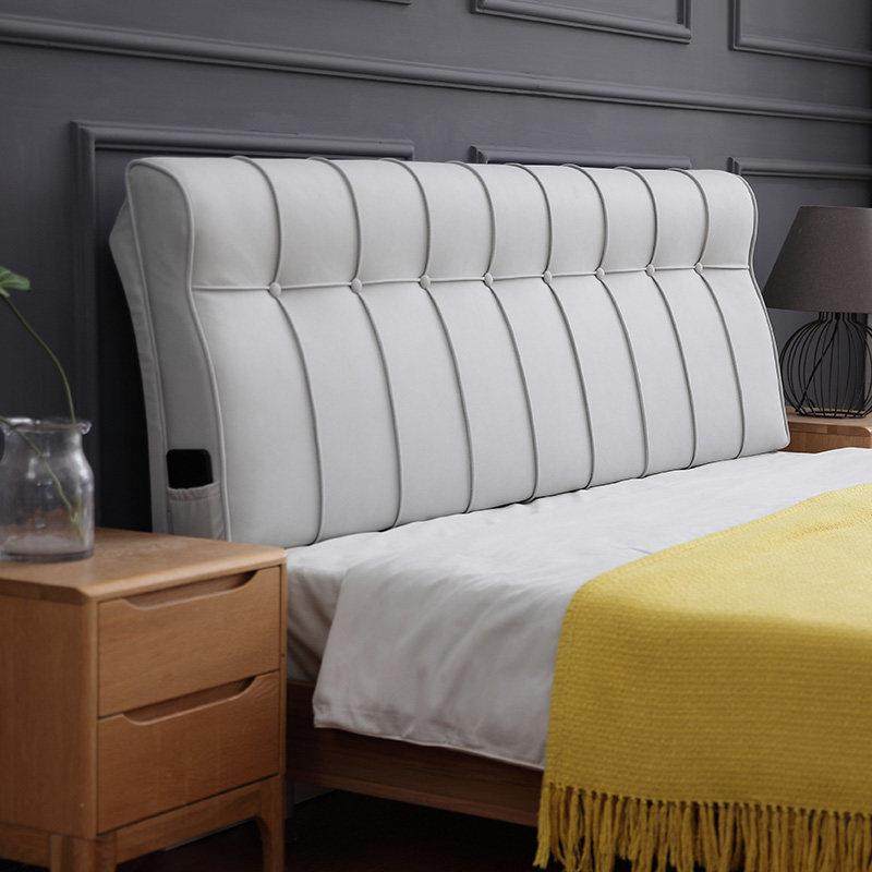 磨砂绒床头靠垫软包可拆洗免洗科技布北欧ins风榻榻米大靠背自粘,居家布艺,床头靠垫,淘宝优惠券,粉丝福利购,淘宝优惠卷