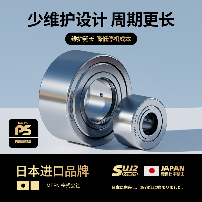 MTEN支撑滚轮滚针轴承NAST5 6 8 10 12 15 17 20 25 30 35 40 50Z