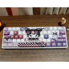 [Culomi] Original Side Engraved Translucent Pbt Sublimation High-Looking Cute Cartoon Stylish Keycaps for Girls