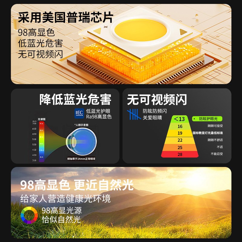 已接入米家APP智能明装可调角度射灯客厅玄关壁画折叠吸顶天花灯