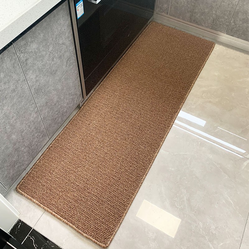 厨房地毯长条防滑防水防油地垫防剑麻简约门垫茶几沙发脚垫可定制