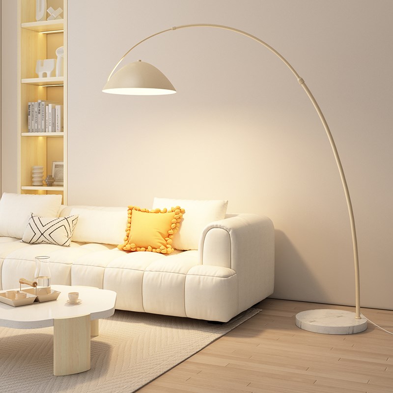 2024新款法式奶油风钓鱼灯落地灯客厅沙发旁边的摆件艺术立式台灯