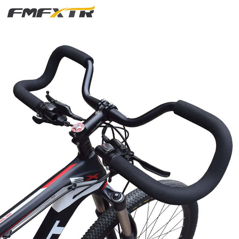 山地自行车蝴蝶把31.8车把25.4弯把铝合金可调旅行长途休息把配件
