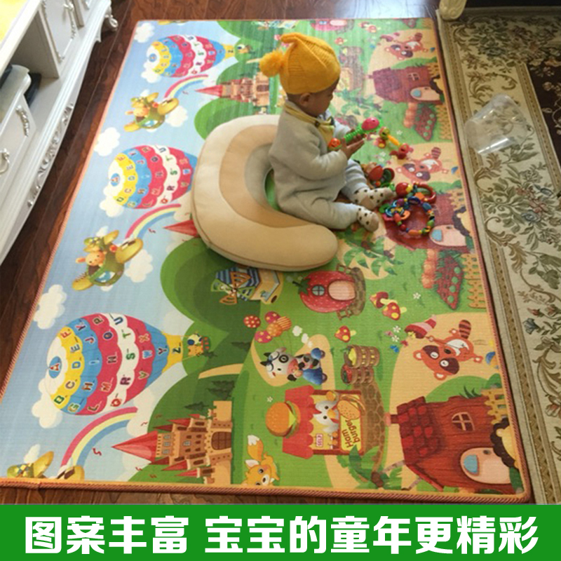 加厚防摔婴儿童泡沫地垫宝宝拼图爬行垫卧室地板客厅垫子家用大号