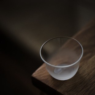 云雾小杯玻璃品茗杯耐高温主人杯单杯日式 日式 茶盏功夫茶具家用
