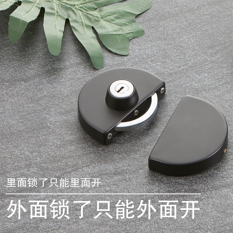 推拉门锁趟门锁有框玻璃门锁阳台推拉锁移门钩锁不锈钢带框门钩锁