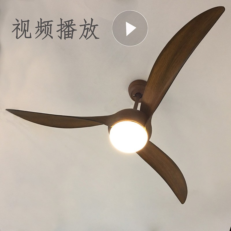 吊扇灯北欧仿古风扇灯美式电扇带灯吊扇中式餐厅卧室客厅简约家用