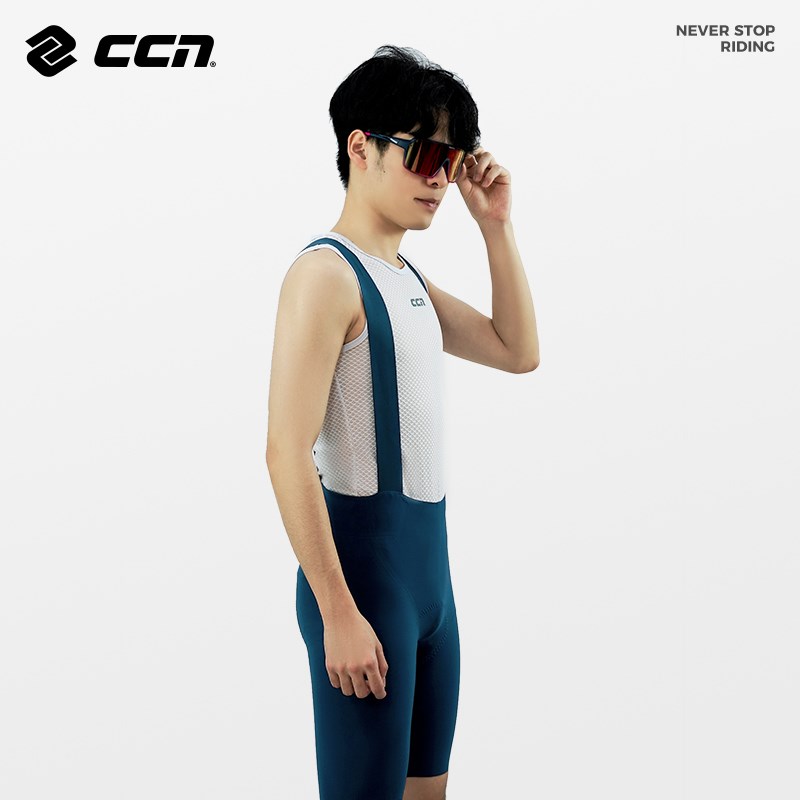 CCN高端无缝骑行裤公路车自行车男士春夏季背带短裤双箭头坐垫