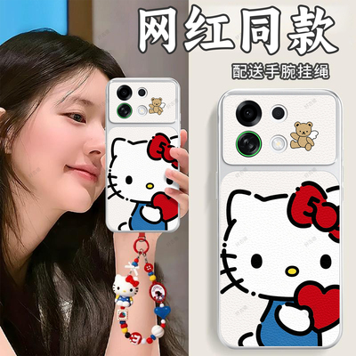 抱心小猫适用oppok13turbo手机壳K13Trubo防摔PLE110硅胶5G全包oppople保护套opk男opopk女oppk新款0pp0外壳