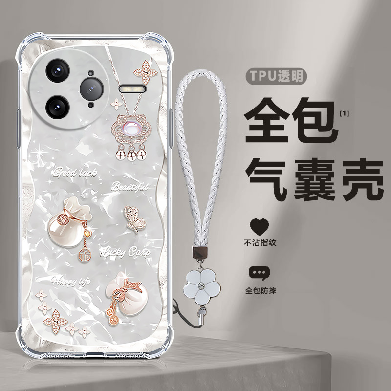 四角防摔，透明加厚气囊