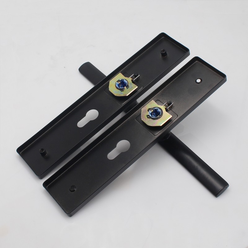 特价室内门锁房间木门压把锁卧室门执手锁工程锁三件套黑色7171