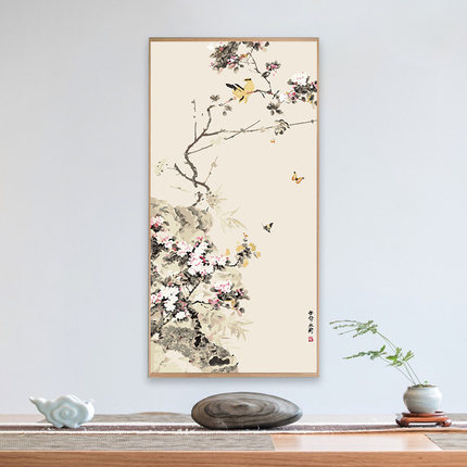 《繁华永固》 数字油画diy填充A油彩水手工绘画涂填色中国风装饰