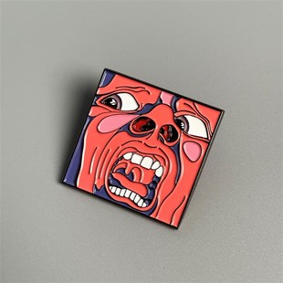 克里姆森国王King Crimson前卫摇滚周边徽章胸针
