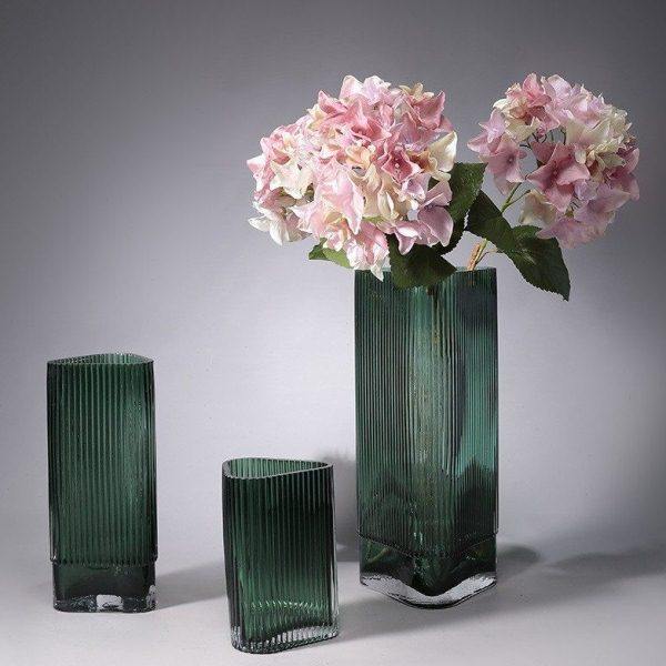 三角玻璃花瓶北欧创意水培插花器样板间客厅玄关餐桌装饰品摆件,鲜花速递/花卉仿真/绿植园艺,花瓶,淘宝优惠券,粉丝福利购,淘宝优惠卷