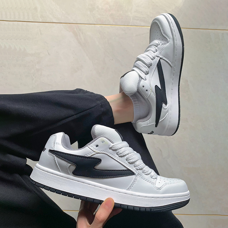 天牧闪电风暴情侣款运动休闲板鞋