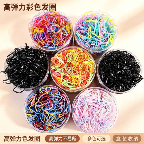 加厚高弹一次性发绳不伤发