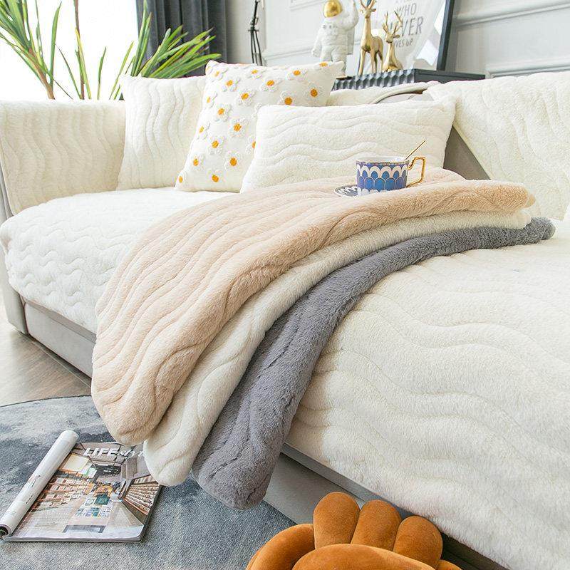 毛绒沙发垫冬款加厚防滑坐垫子简约现代冬季高档皮沙发套罩巾定做,居家布艺,沙发垫,淘宝优惠券,粉丝福利购,淘宝优惠卷