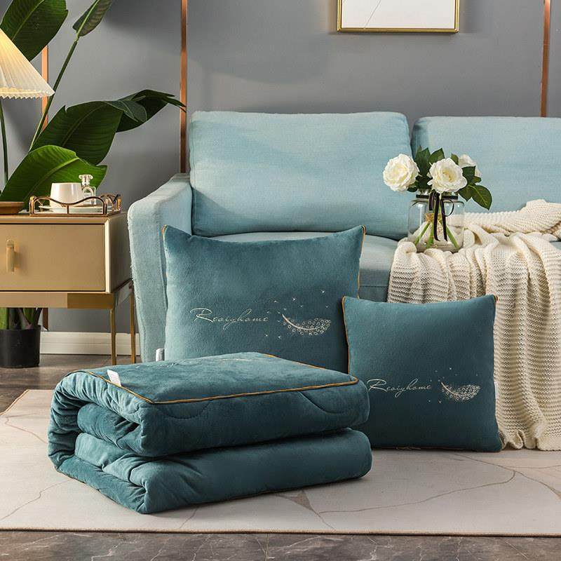 抱枕车用被子两用加厚大水晶绒车上二合一车载车内高档午睡毯子,居家布艺,抱枕被,淘宝优惠券,粉丝福利购,淘宝优惠卷