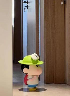 青蛙蜡笔小新摆件入户门玄关摆件客厅桌面装饰电视柜饰品家居好物