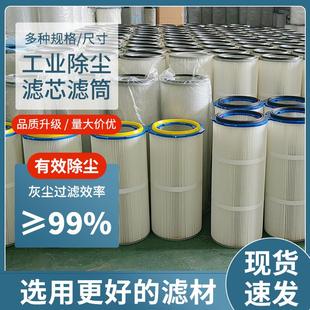 六耳快拆工业滤芯 喷塑喷粉除尘滤筒 防静电滤芯定制 粉末回收机