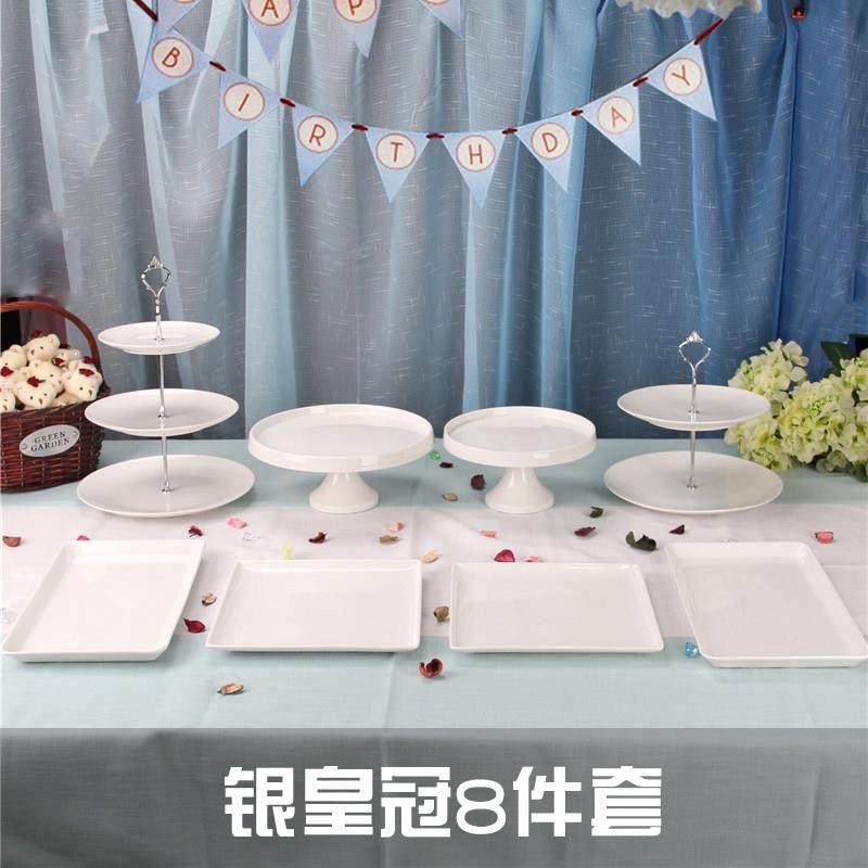 欧式蛋糕架子多层陶瓷甜品台盘子摆件展示架冷餐茶歇下午茶点心架,餐饮具,果盆/果盘/果篮,淘宝优惠券,粉丝福利购,淘宝优惠卷