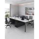 员工办公桌椅组合 4人工位6职员办公室家具 简约现代双人并排时尚