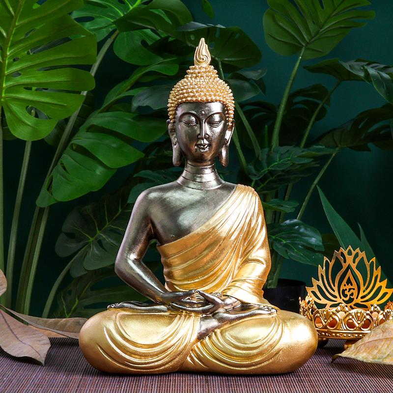 泰国佛像家居装饰品工艺品小摆件玄关酒柜东南亚风格泰式餐厅摆