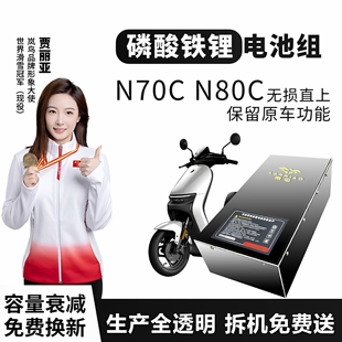 95C岚鸟60V72V磷酸铁锂电池直上保留功能 85C 九号电动车N70C 80C