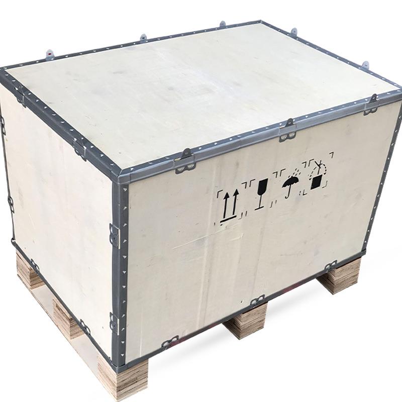 深圳钢边箱插扣木箱免熏蒸卡扣木箱光明胶合板木箱