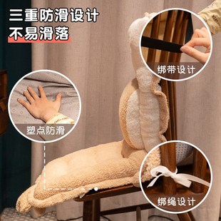 椅垫靠背一体坐垫办公室久坐护腰靠垫座椅屁垫学生椅子垫屁股软垫