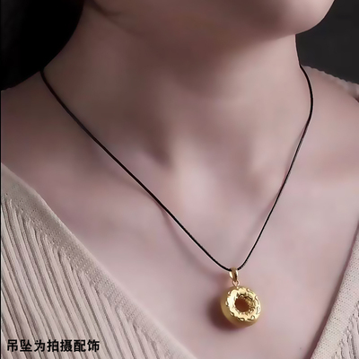 极细1.0mm项链绳穿小孔吊坠挂绳本命年男女情侣红绳黑皮绳挂件绳