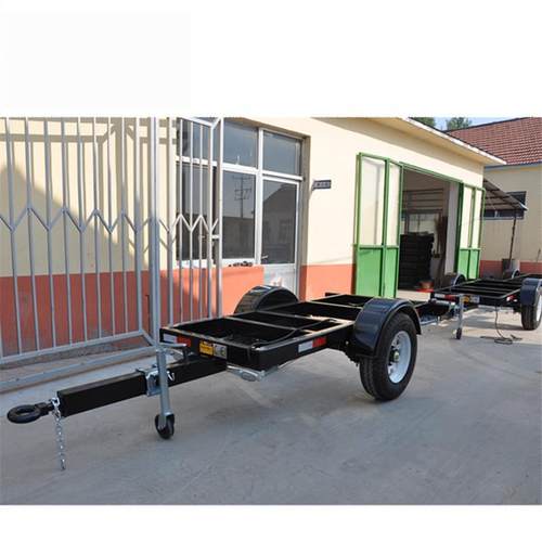 2吨发电机组拖车箱变拖车房车底盘骨架拖车框架运输板车