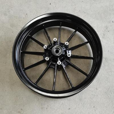 适用贝纳利国四小黄龙BJ250-15E前后轮毂 轮圈 前轮 后轮铝轮铝圈