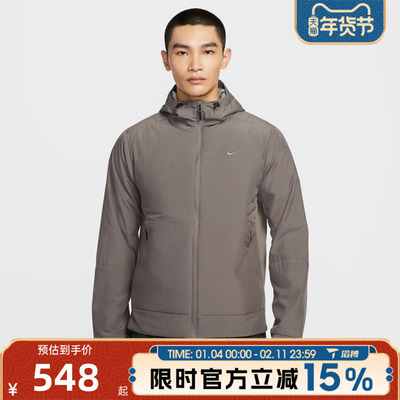 滔搏NIKE耐克男子运动训练休闲百搭保暖连帽棉服外套FB7545-289