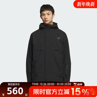 滔搏adidas阿迪达斯男子TH JKT连帽运动健身夹克外套KB7624 WARM