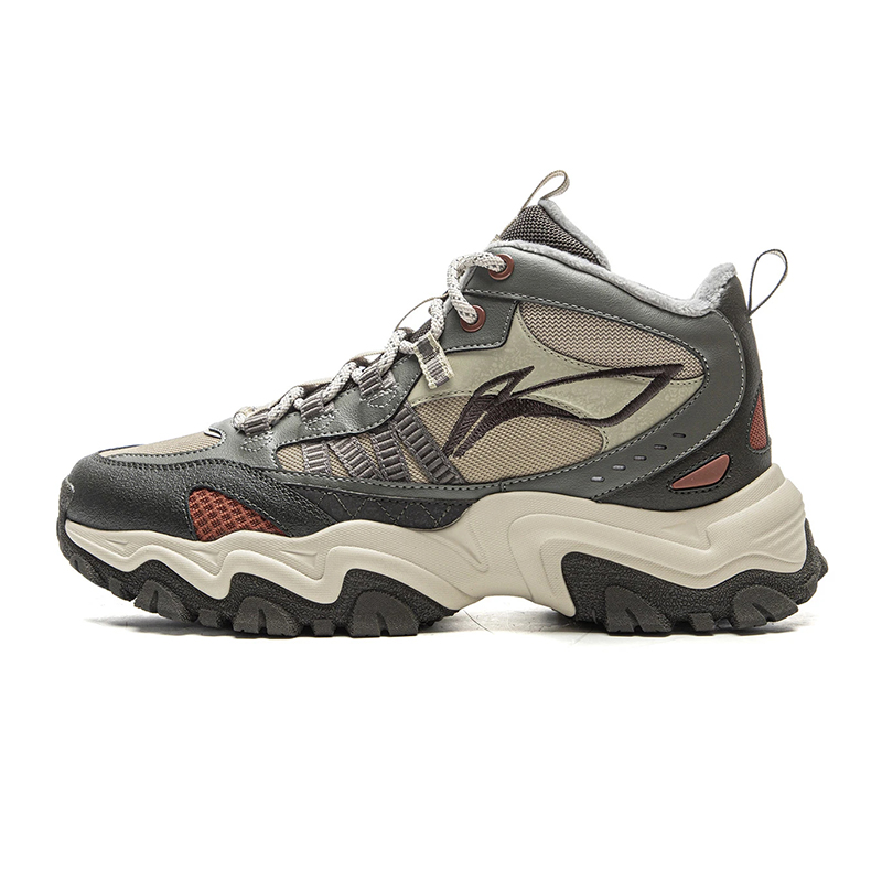 滔搏LI-NING李宁男鞋山行WNTR HIGH登山鞋子运动休闲鞋AGLV169-4