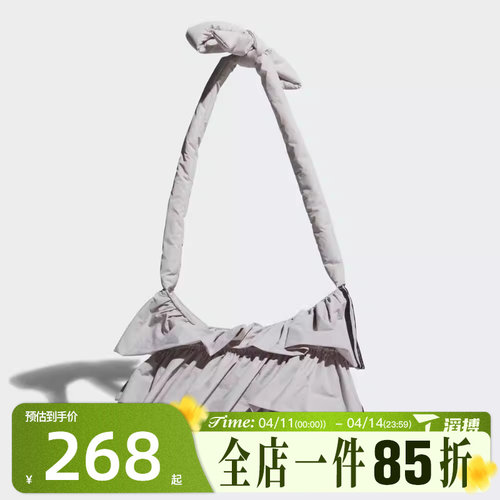 滔搏adidas阿迪达斯三叶草男女RUFFLE BAG S运动休闲单肩包IA8913