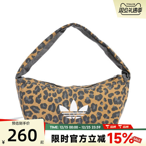 滔搏adidas阿迪达斯三叶草男女LEO S BAG运动休闲单肩包JX3198