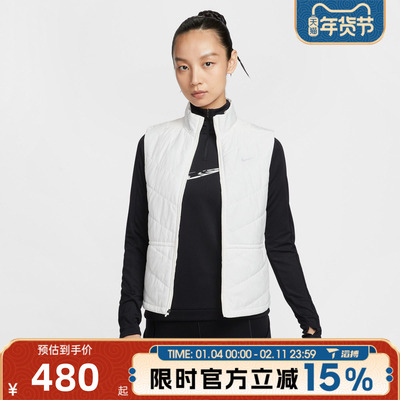 NIKE耐克女子SWIFT TF FILL VEST运动保暖休闲棉马甲HV2656-133