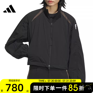 adidas阿迪達(dá)斯女子FUSTL JKT運(yùn)動(dòng)健身夾克外套JN0766