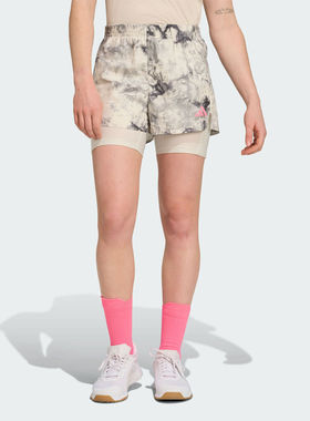 滔搏adidas阿迪达斯女子 SD 2in1 W二合一运动休闲短裤JN9669