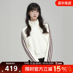 滔搏adidas阿迪达斯女子MS JKT宽松运动健身夹克外套KC0036 WARM