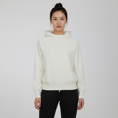 滔搏adidas阿迪达斯女子W SL FZ HD运动健身夹克外套KT3123