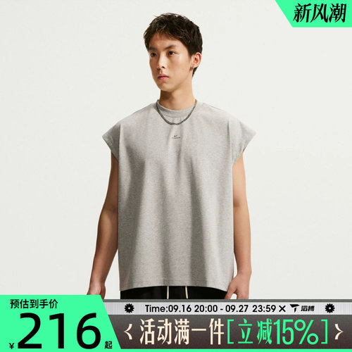 滔搏NIKE耐克男子AS DF SI GM SL TOP运动休闲无袖T恤IF2564-063