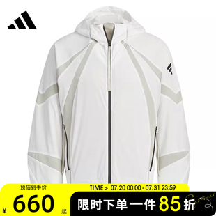 adidas阿迪達(dá)斯男子FUSTL JKT運(yùn)動(dòng)健身夾克外套JN3428