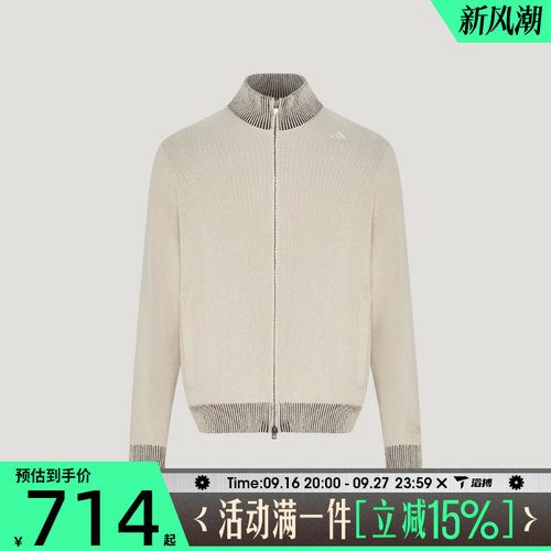 滔搏adidas阿迪达斯男子百搭时尚舒适运动训练休闲夹克外套KY7777