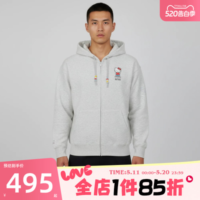 滔搏converse匡威男子百搭舒适连帽运动健身夹克外套CVM5H504-LGH