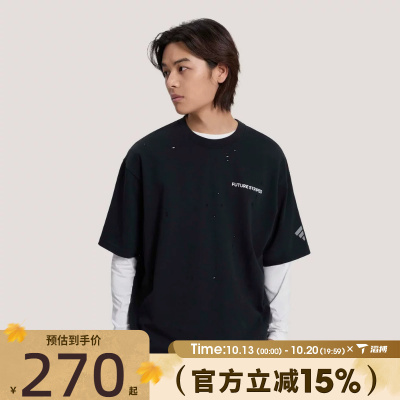 滔搏adidas阿迪达斯男子FOS M RH TEE SS运动休闲短袖T恤KS0007